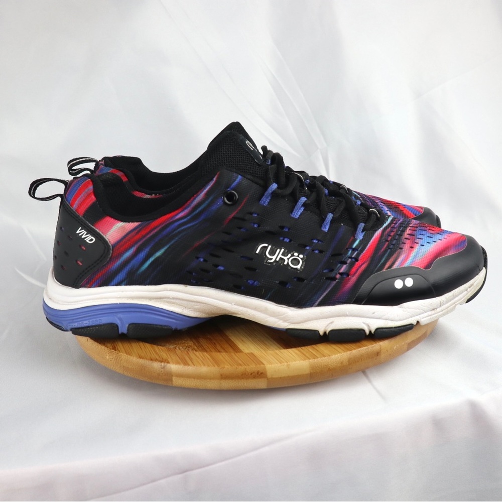 Ryka Vivid RZX Cross Trainer Shoes Women Size 9W Multicolor